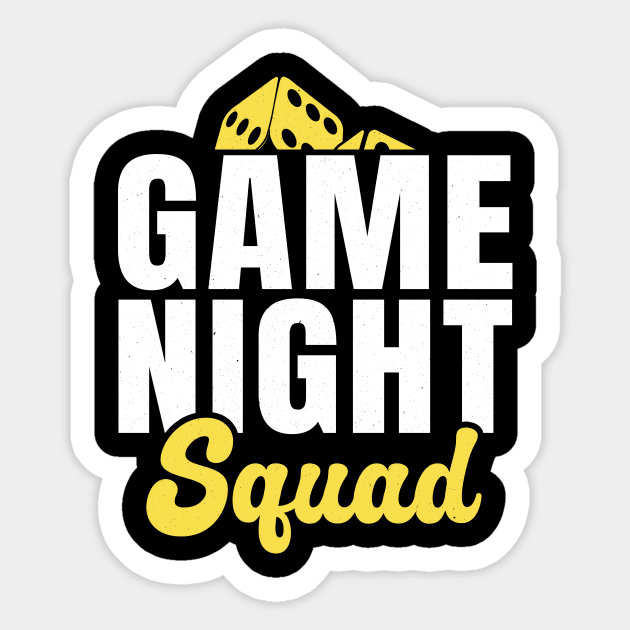 Game night squad Sticker by RusticVintager